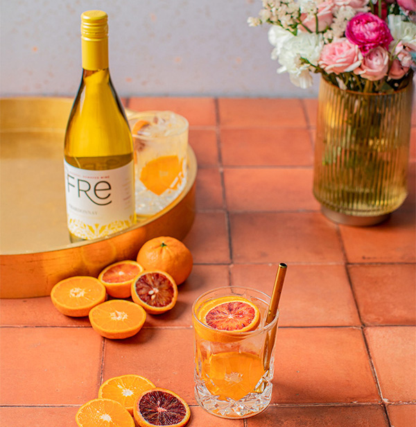 FRE Alcohol-Removed Chardonnay Citrus Breeze mocktail