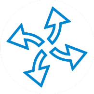 Rotating arrows icon